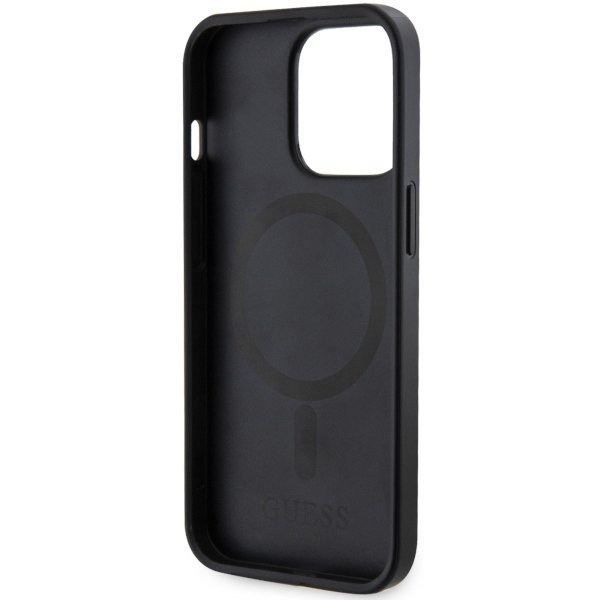 Guess GUHMP13LP4RPSK iPhone 13 Pro / 136,1&quot; czarny/black hardcase 4G Printed Stripes MagSafe