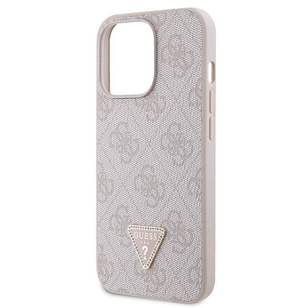 Guess GUHCP13LP4TDSCPP iPhone 13 Pro /13 6.1&quot; różowy/pink hardcase Crossbody 4G Metal Logo