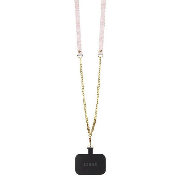 Guess GUHCP14XP4TDSCPP iPhone 14 Pro Max6.7&quot; różowy/pink hardcase Crossbody 4G Metal Logo