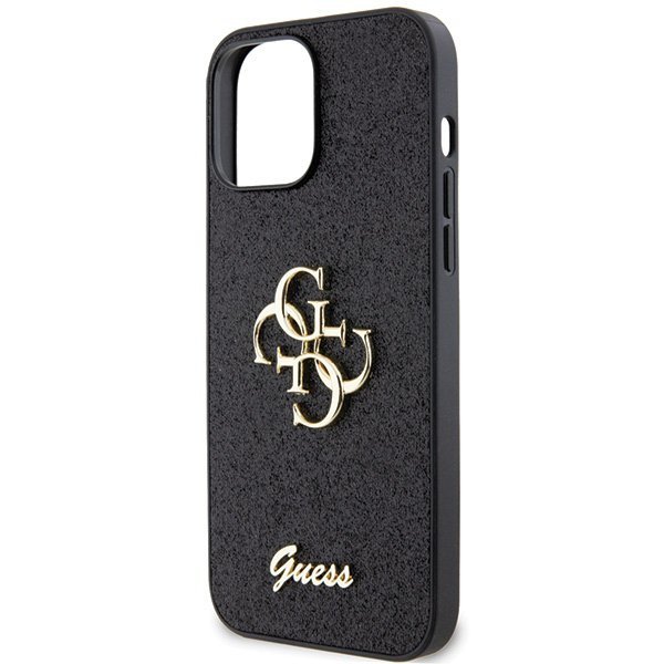 Guess GUHCP13XHG4SGK iPhone 13 Pro Max 6.7&quot; czarny/black hardcase Glitter Script Big 4G