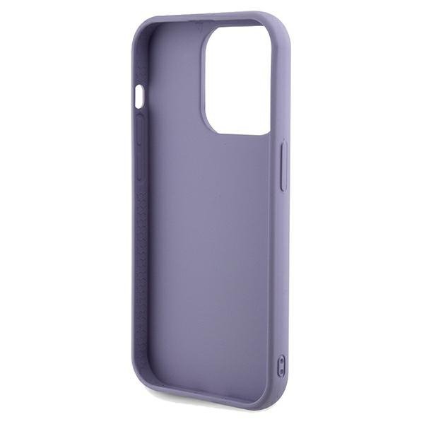 Guess GUHCP14LPSFDGSU iPhone 14 Pro 6.1&quot; fioletowy/purple hardcase Sequin Script Metal