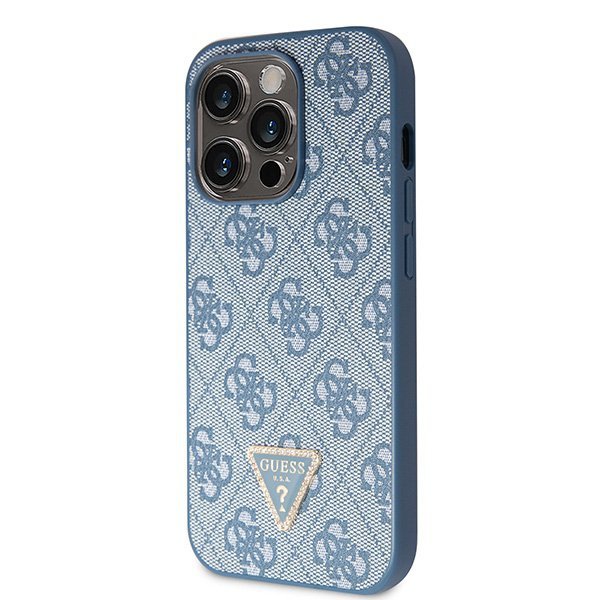 Guess GUHCP14XP4TDSCPB iPhone 14 Pro Max 6.7&quot; niebieski/blue hardcase Crossbody 4G Metal Logo