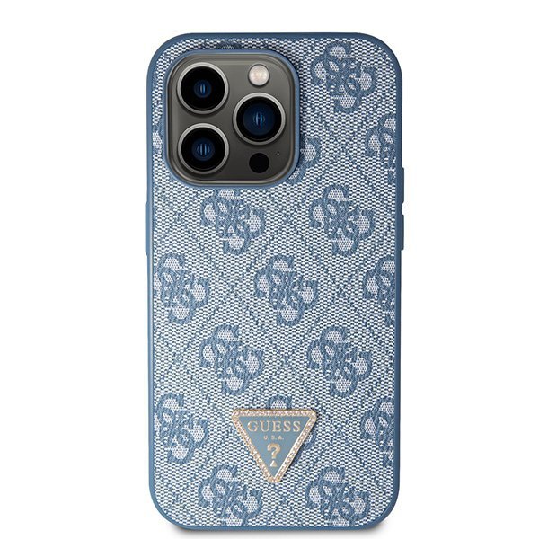 Guess GUHCP15XP4TDSCPB iPhone 15 Pro Max 6.7&quot; niebieski/blue hardcase Crossbody 4G Metal Logo