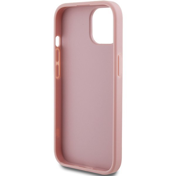 Guess GUHCP15MHG4SGP iPhone 15 Plus / 14 Plus 6.7&quot; różowy/pink hardcase Glitter Script Big 4G