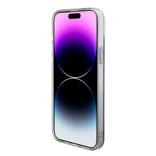 Guess GUHMP15SHITSK iPhone 15 / 14 / 13 6.1&quot; wielokolorowy/rainbow hardcase IML Iridescent MagSafe