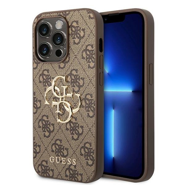 Guess GUHCP15X4GMGBR iPhone 15 Pro Max6.7&quot; brązowy/brown hardcase 4G Big Metal Logo