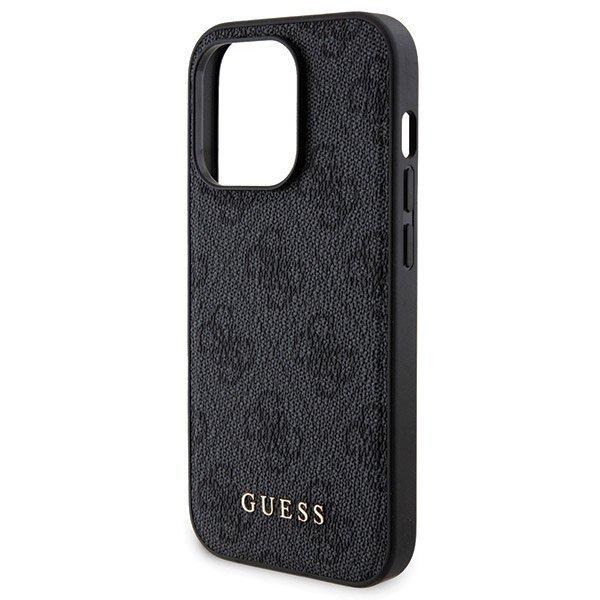 Zestaw Guess GUBPM5P13X4GEMGK iPhone 13 Pro Max 6.7&quot; hardcase + Powerbank 5000mAh MagSafe czarny/black 4G Metal Logo
