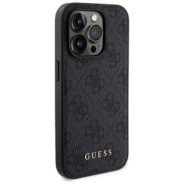 Zestaw Guess GUBPM5P15X4GEMGK iPhone15 Pro Max 6.7&quot; hardcase + Powerbank 5000mAh MagSafe czarny/black 4G Metal Logo