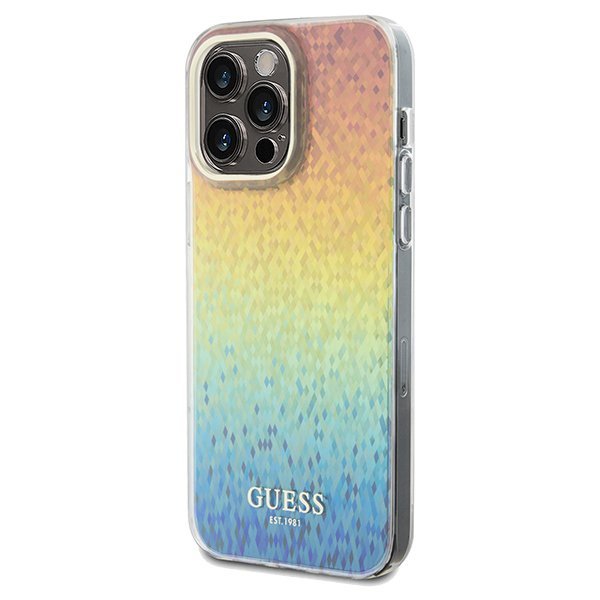 Guess GUHCP13XHDECMI iPhone 13 Pro Max 6.7&quot; wielokolorowy hardcase IML Faceted Mirror Disco Iridescent