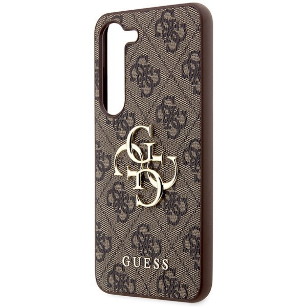 Guess GUHCS24M4GMGBR S24+ S926brązowy/brown hardcase 4G Big Metal Logo