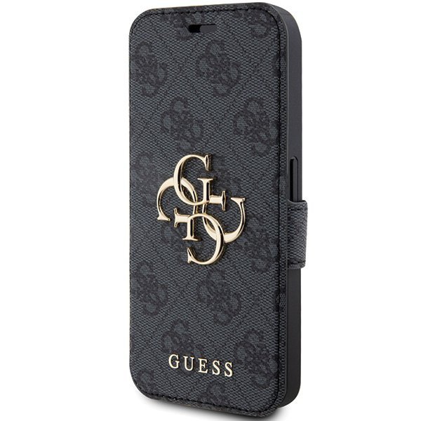 Guess GUBKP15L4GMGGR iPhone 15 Pro 6.1&quot;szary/grey book 4G Metal Logo