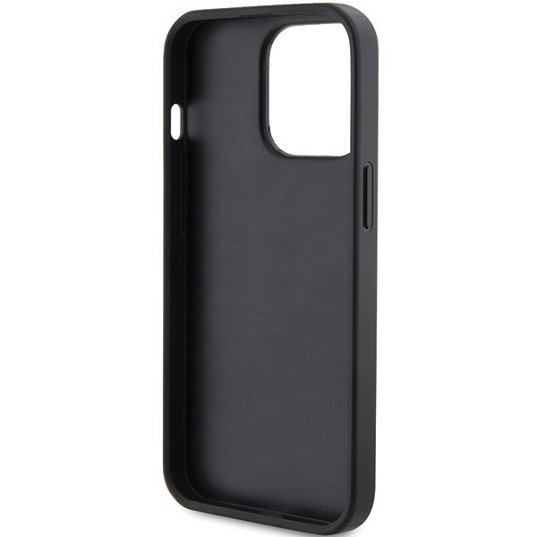 Guess GUHCP13LPG4GPK iPhone 13 Pro / 136.1&quot; czarny/black hardcase 4G Triangle Metal Logo