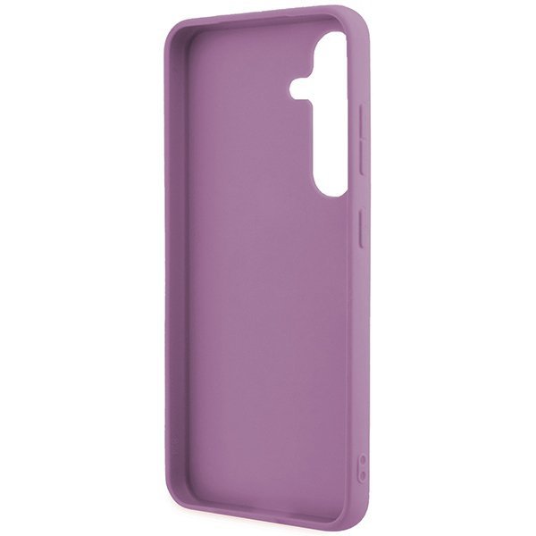Guess GUHCS24MHGGSHU S24+ S926 fioletowy/purple hardcase Glitter Script