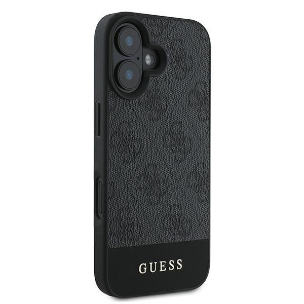 Guess GUHCP16MG4GLGR iPhone 16 Plus 6.7&quot; szary/grey hardcase 4G Bottom Stripe