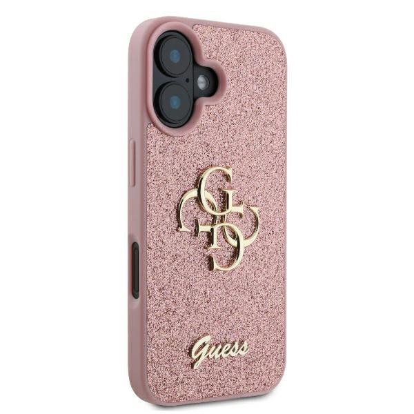 Guess GUHCP16MHG4SGP iPhone 16 Plus6.7&quot; różówy/pink hardcase Fixed Glitter Big 4G