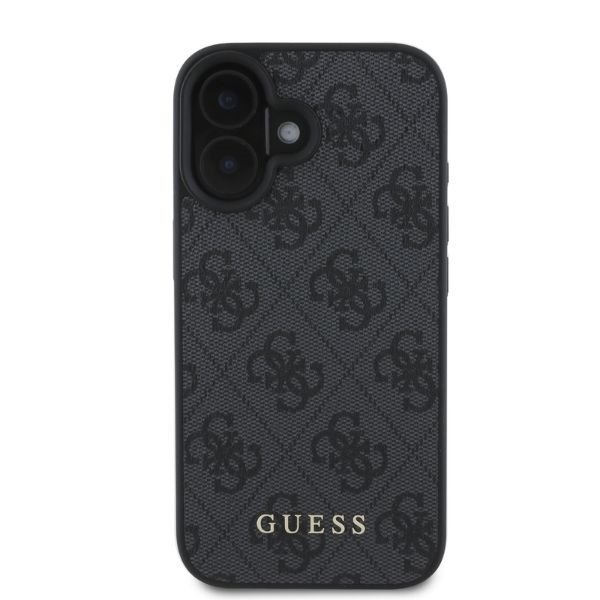 Guess GUHCP16SG4GFGR iPhone 16 6.1&quot; czarny/black hardcase 4G Classic