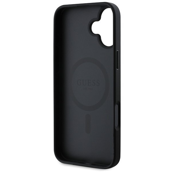 Guess GUHMP16MPSAHMCK iPhone 16 Plus6.7&quot; czarny/black hardcase Saffiano Classic Logo MagSafe