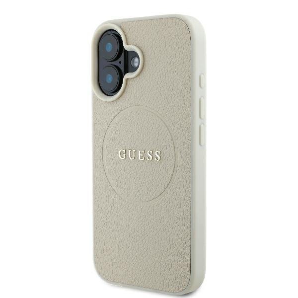 Guess GUHMP16SPGHSMME iPhone 166.1&quot; beżowy/beige hardcase Grained Ring MagSafe