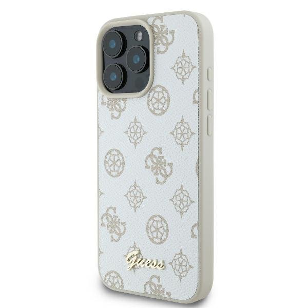 Guess GUHMP16XPGPYSH iPhone 16 Pro Max6.9&quot; biały/white hardcase Peony Script Logo MagSafe