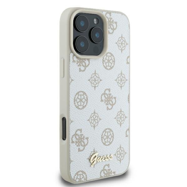 Guess GUHMP16XPGPYSH iPhone 16 Pro Max6.9&quot; biały/white hardcase Peony Script Logo MagSafe