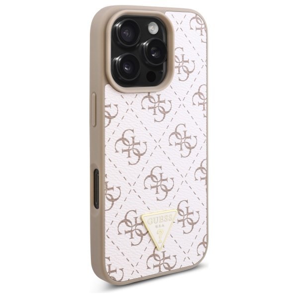 Guess GUHCP16XPG4GPH iPhone 16 Pro Max6.9&quot; biały/white hardcase New 4G Triangle