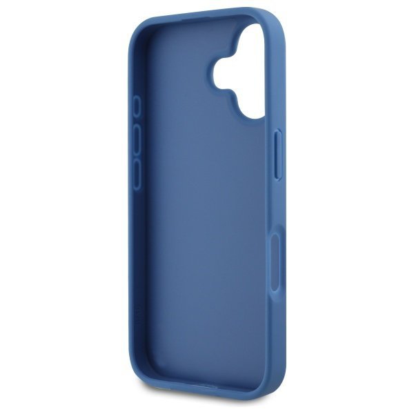 Guess GUHCP16SP4TDSCPB iPhone 166.1&quot; niebieski/blue hardcase Leather Metal Logo Strass Crossbody
