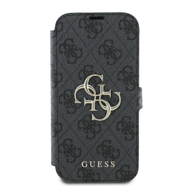 Guess GUBKP16L4GMGGR iPhone 16 Pro6.3&quot; czarny/black book 4G Metal Logo