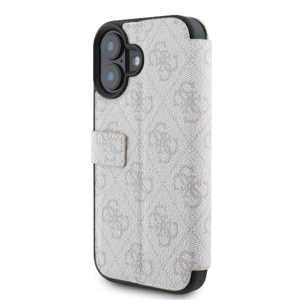 Guess GUBKP16M4GMGPII iPhone 16 Plus6.7&quot; różowy/pink book 4G Metal Logo