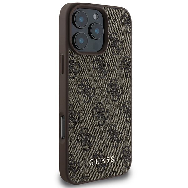 Guess GUHCP16XG4GFBR iPhone 16 Pro Max6.9&quot; brązowy/brown hard case 4G Classic
