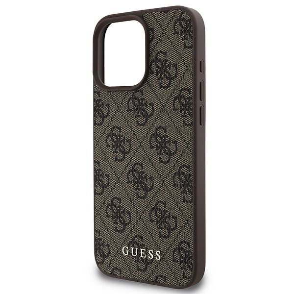 Guess GUHCP16XG4GFBR iPhone 16 Pro Max6.9&quot; brązowy/brown hard case 4G Classic