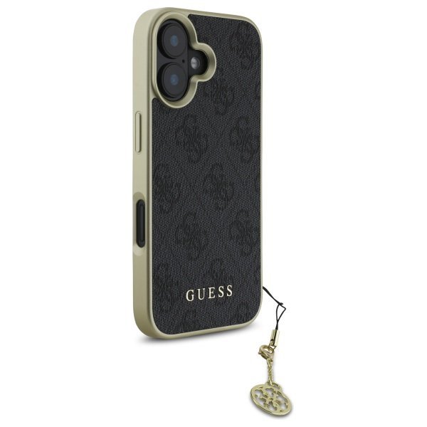Guess GUHCP16MGF4GGR iPhone 16 Plus 6.7&quot; czarny/black hardcase 4G Charms Collection