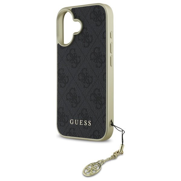 Guess GUHCP16MGF4GGR iPhone 16 Plus 6.7&quot; czarny/black hardcase 4G Charms Collection