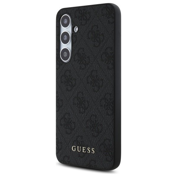 Guess GUHCS24FEG4GFGR S24 FE S721        szary/grey hardcase 4G Metal Gold Logo