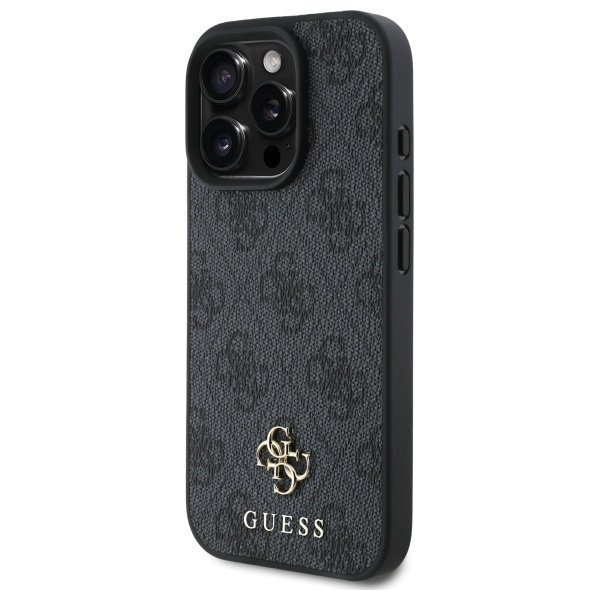 Guess GUHMP16LP4SM4MK iPhone 16 Pro 6.3&quot; czarny/black hardcase 4G Small Classic MagSafe