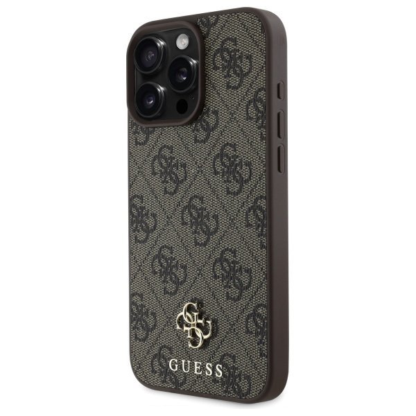 Guess GUHMP16XP4SM4MW iPhone 16 Pro Max  6.9&quot; brązowy/brown hardcase 4G Small Classic MagSafe