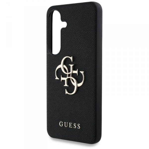Etui Guess Grained Big 4G Logo Small     Classic Logo do Samsung Galaxy S25+ czarny