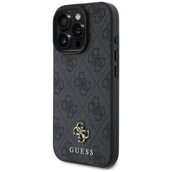 Etui Guess HC PU 4G Small 4G and Classic do iPhone 16 Pro Max MagSafe czarny