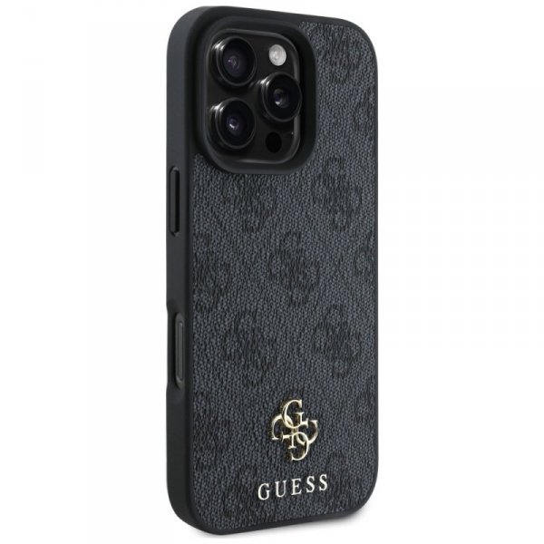 Etui Guess HC PU 4G Small 4G and Classic do iPhone 16 Pro Max MagSafe czarny