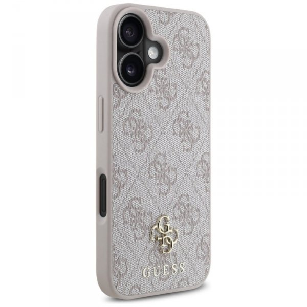 Etui Guess HC PU 4G Small 4G and Classic do iPhone 16 MagSafe różowy