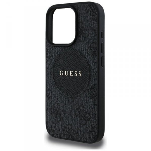Etui Guess 4G Circle Classic Logo        MagSafe do iPhone 16 Pro czarny
