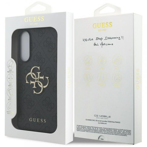 Etui Guess Big 4G Logo Classic Logo do   Samsung Galaxy S25 Edge czarny