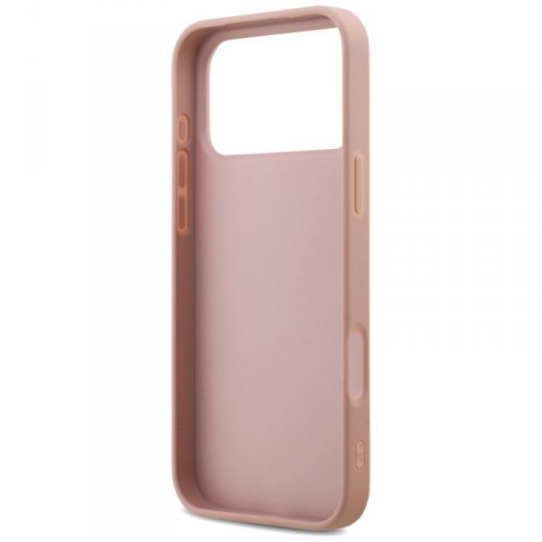 Etui Guess Fixed Glitter Big 4G do       iPhone 17 Pro Max różowy