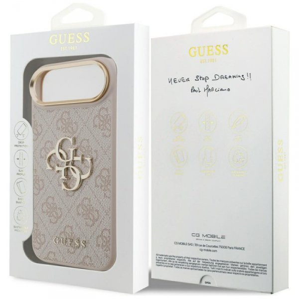 Etui Guess 4G Big 4G Classic Logo do     iPhone Air różowy złoty