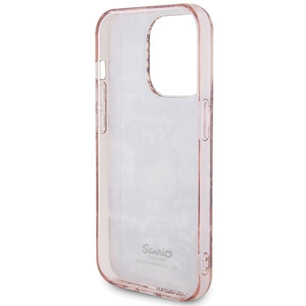 Hello Kitty HKHCP15LHDGPTP iPhone 15 Pro 6.1&quot; różowy/pink hardcase IML Tags Graffiti