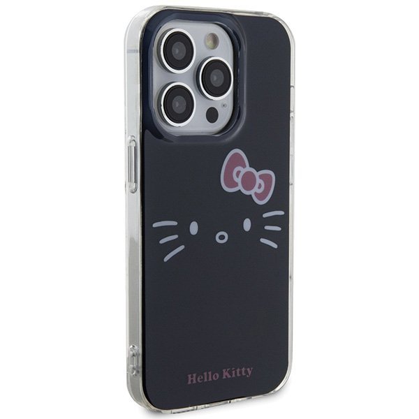 Hello Kitty HKHCP15LHKHLK iPhone 15 Pro 6.1&quot; czarny/black hardcase IML Kitty Face