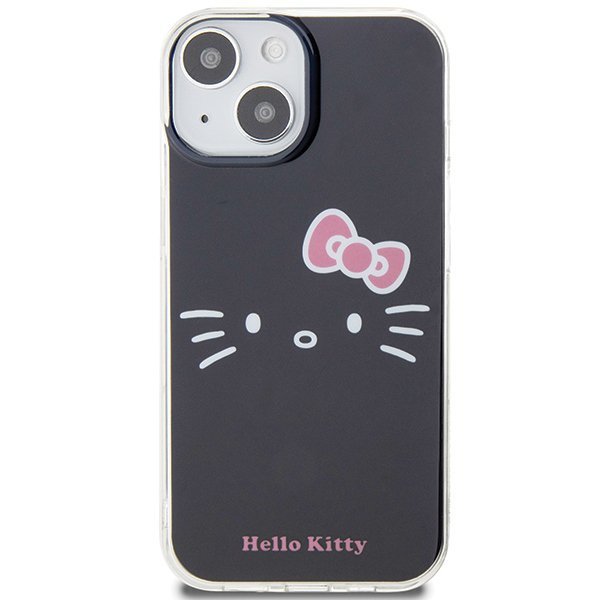 Hello Kitty HKHCP15SHKHLK iPhone 15 / 14 / 13 6.1&quot; czarny/black hardcase IML Kitty Face