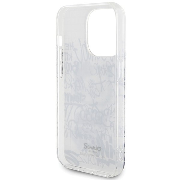 Hello Kitty HKHCP15XHDGPHT iPhone 15 Pro Max 6.7&quot; biały/white hardcase IML Kitty On Bricks Graffiti