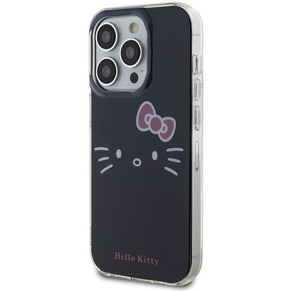 Hello Kitty HKHCP15XHKHLK iPhone 15 Pro Max 6.7&quot; czarny/black hardcase IML Kitty Face