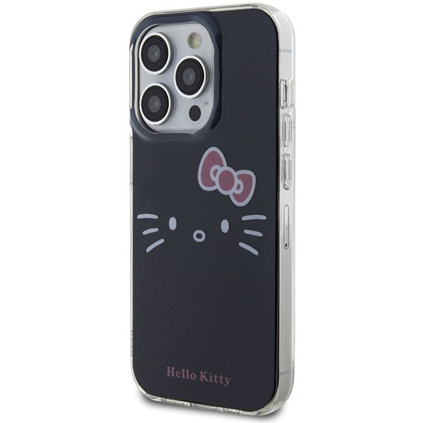 Hello Kitty HKHCP15XHKHLK iPhone 15 Pro Max 6.7&quot; czarny/black hardcase IML Kitty Face