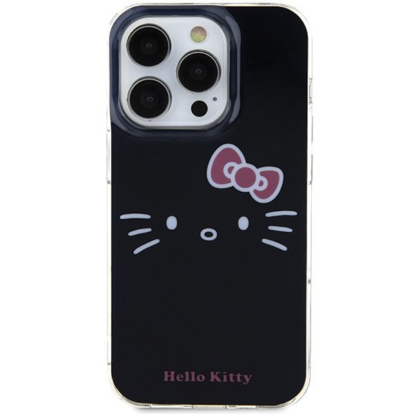 Hello Kitty HKHCP15XHKHLK iPhone 15 Pro Max 6.7&quot; czarny/black hardcase IML Kitty Face